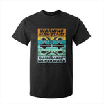 Retro World War 2 Memorabilia T Shirt For Kid May Start Talking About WWII WW2 Gear