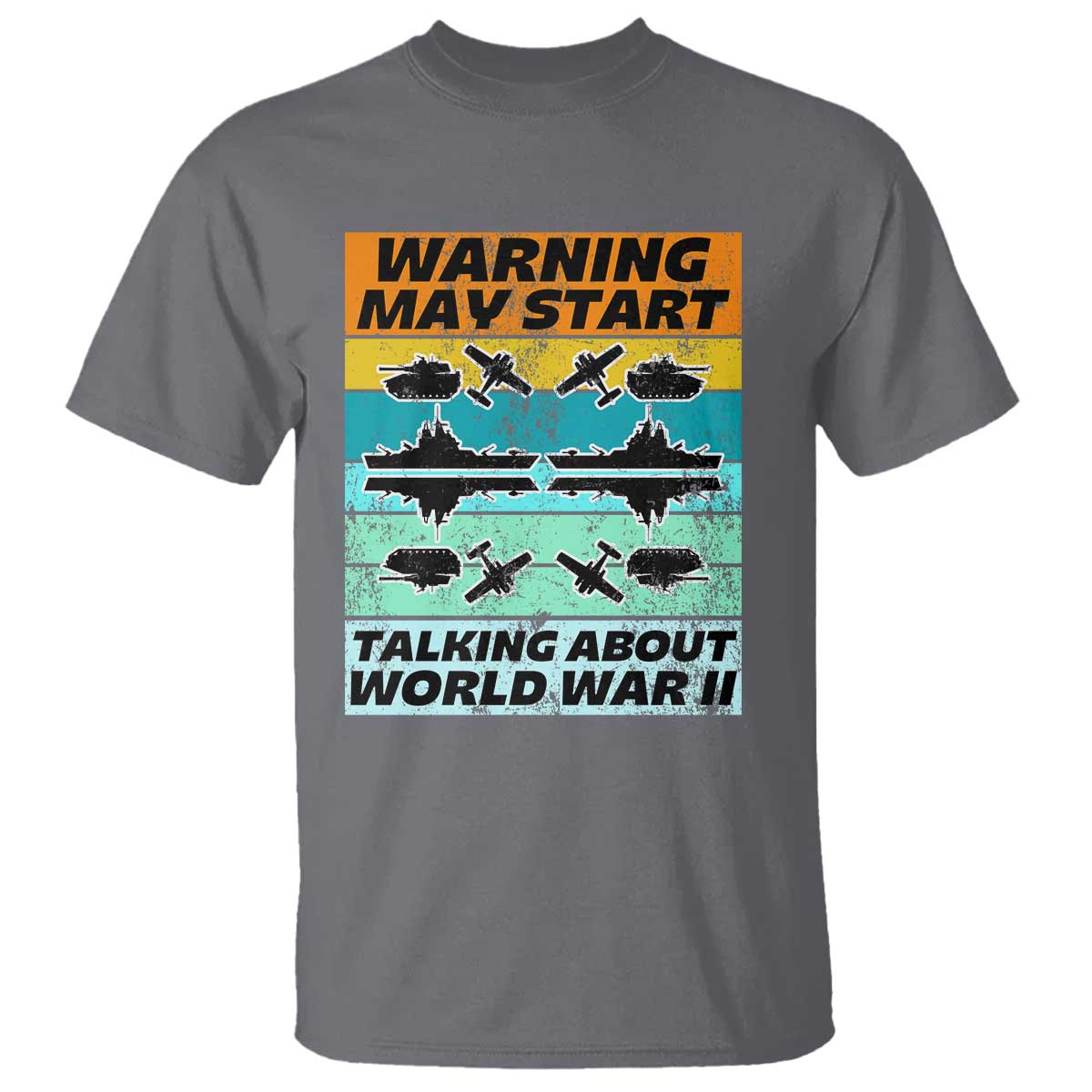 Retro World War 2 Memorabilia T Shirt May Start Talking About WWII WW2 Gear