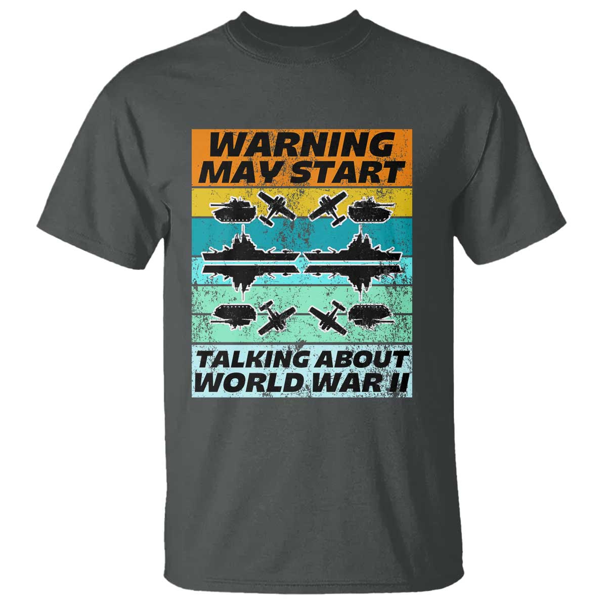 Retro World War 2 Memorabilia T Shirt May Start Talking About WWII WW2 Gear