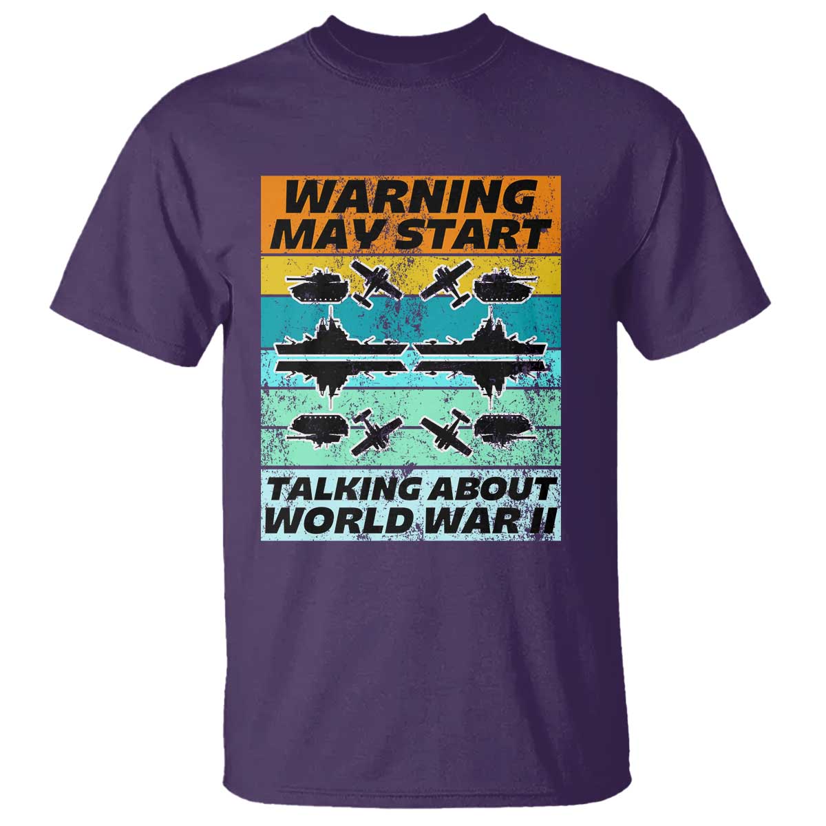 Retro World War 2 Memorabilia T Shirt May Start Talking About WWII WW2 Gear