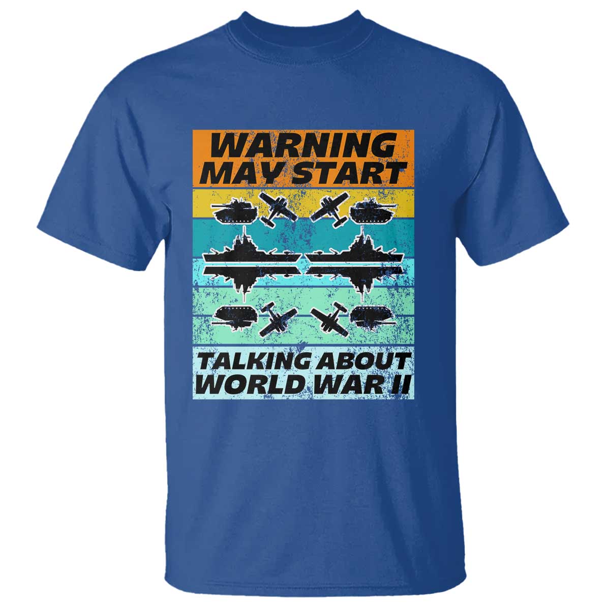 Retro World War 2 Memorabilia T Shirt May Start Talking About WWII WW2 Gear