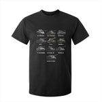 WW2 Tanks T Shirt For Kid M4 Sherman Panzer IV Tiger II T-34 History Buff
