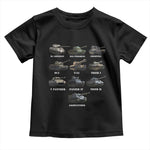 WW2 Tanks Toddler T Shirt M4 Sherman Panzer IV Tiger II T-34 History Buff