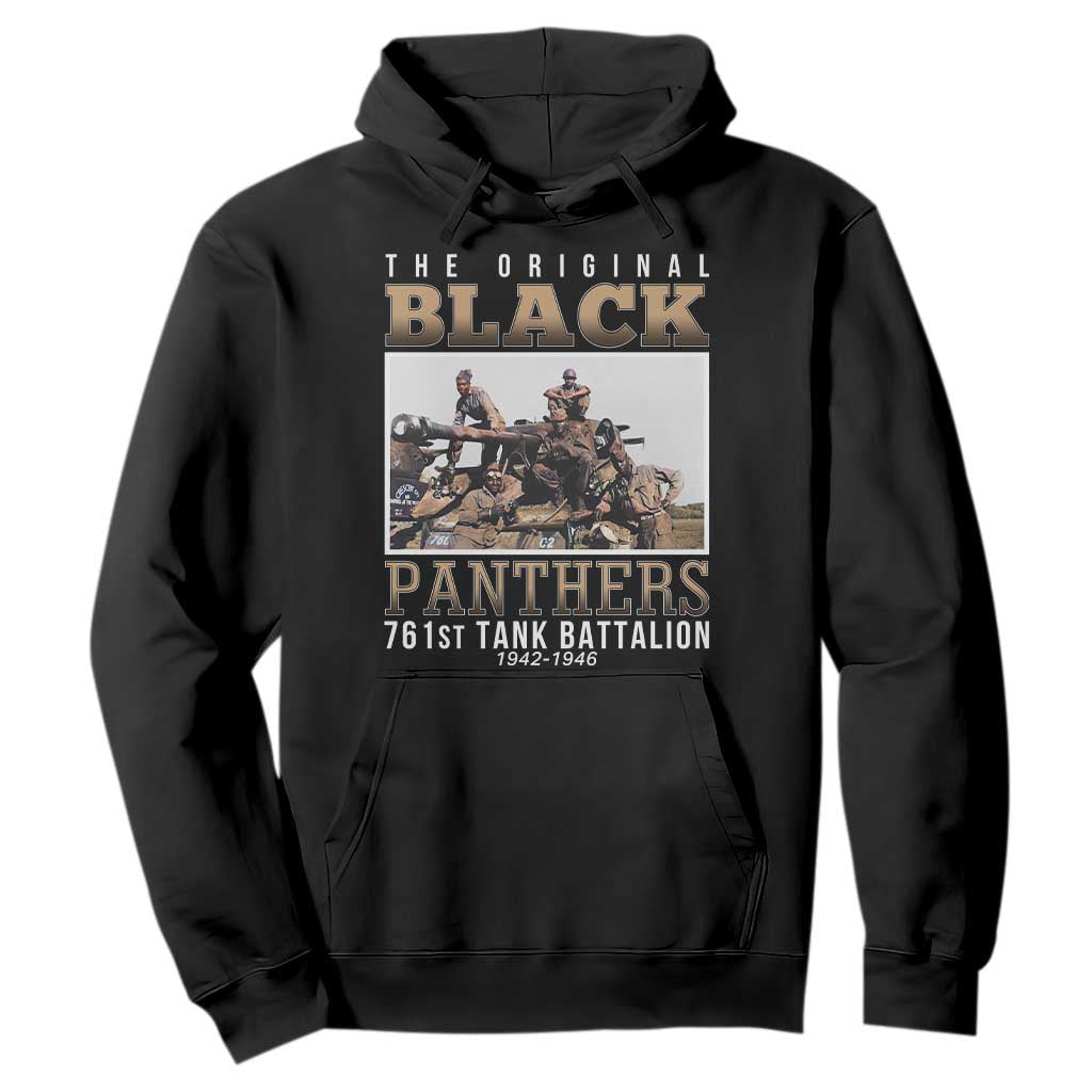 761st Tank Battalion Tribute Hoodie Black Panthers WW2 Heroes