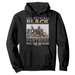 761st Tank Battalion Tribute Hoodie Black Panthers WW2 Heroes
