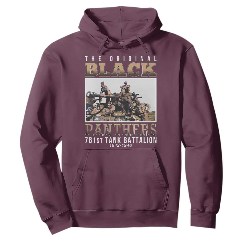 761st Tank Battalion Tribute Hoodie Black Panthers WW2 Heroes