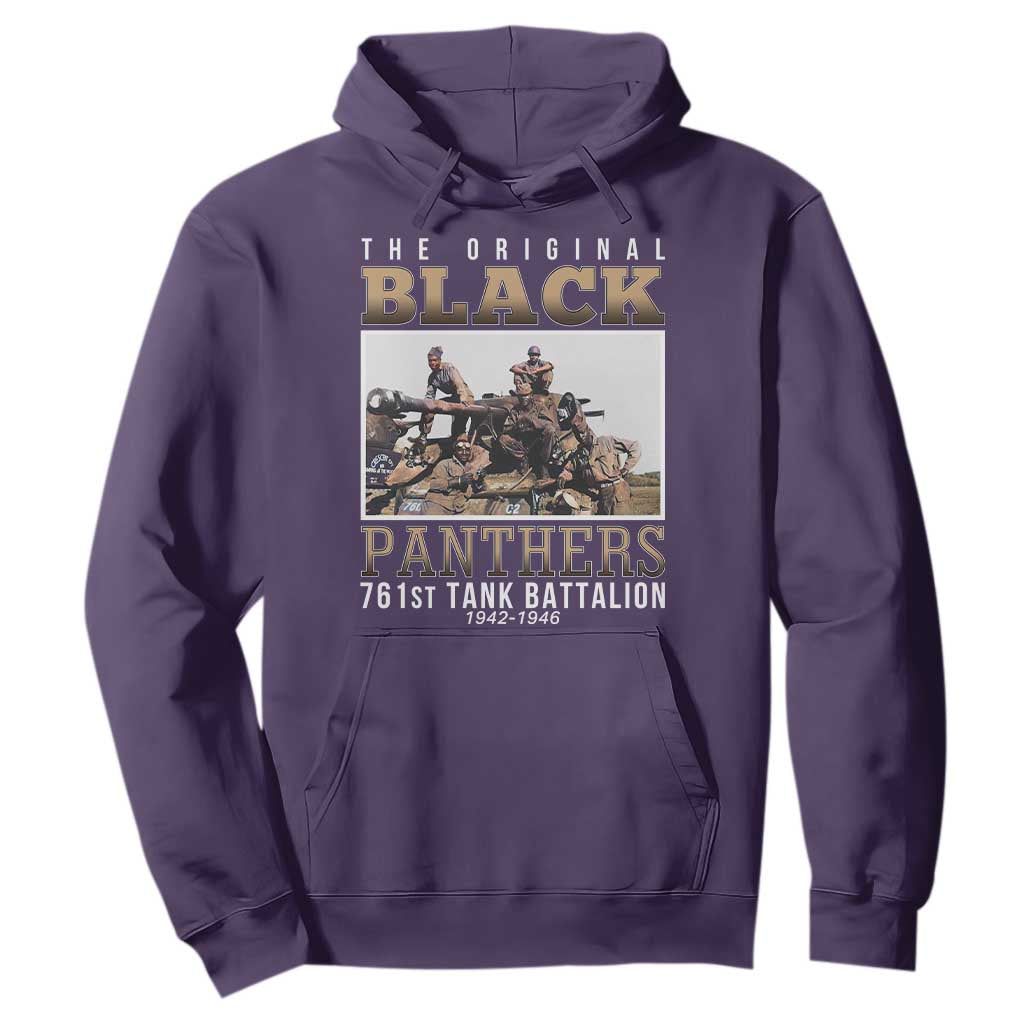 761st Tank Battalion Tribute Hoodie Black Panthers WW2 Heroes
