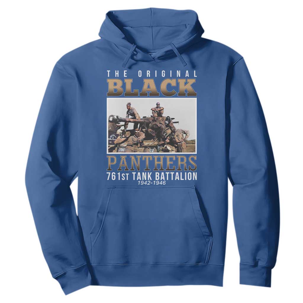 761st Tank Battalion Tribute Hoodie Black Panthers WW2 Heroes