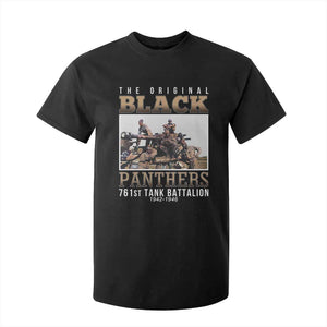 761st Tank Battalion Tribute T Shirt For Kid Black Panthers WW2 Heroes