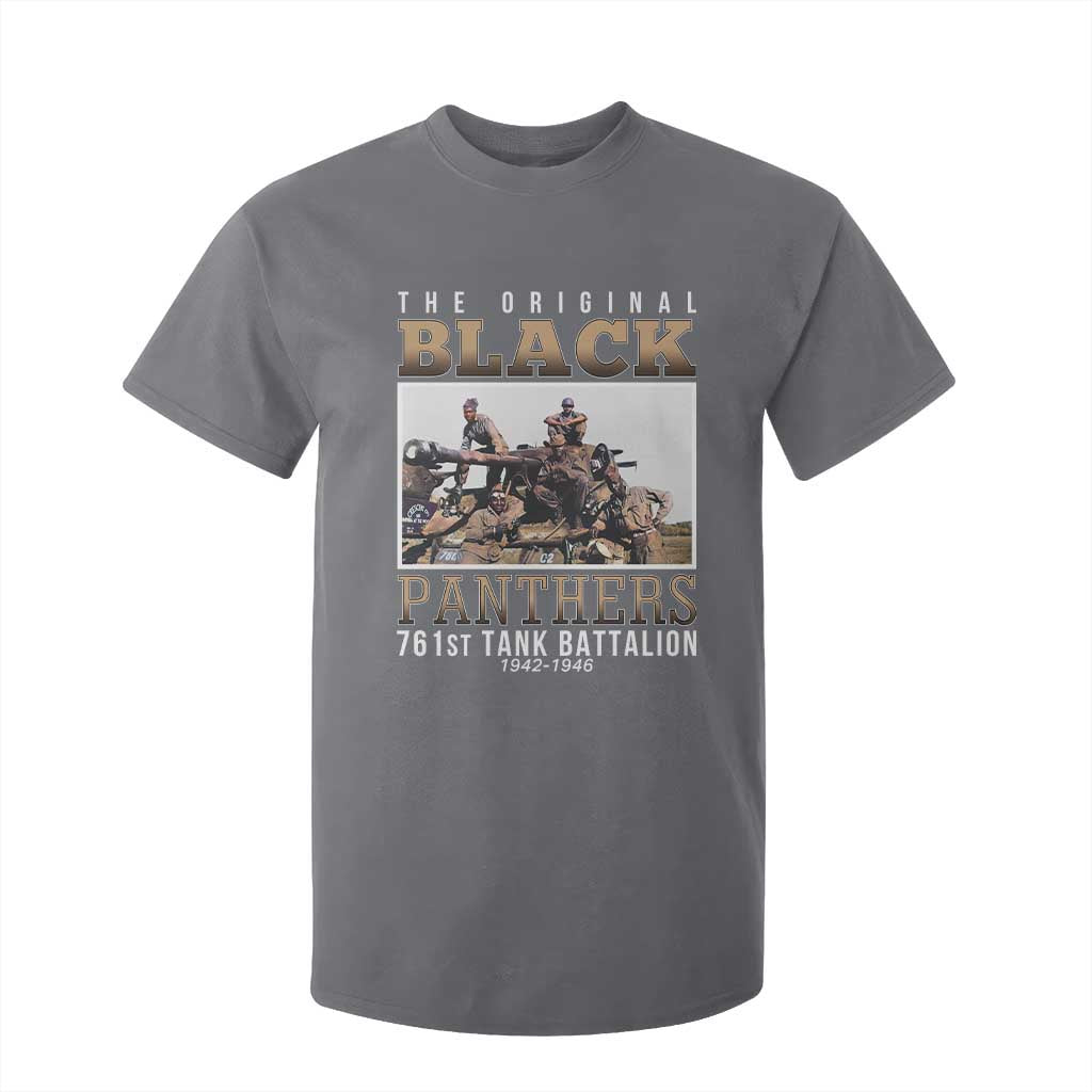 761st Tank Battalion Tribute T Shirt For Kid Black Panthers WW2 Heroes