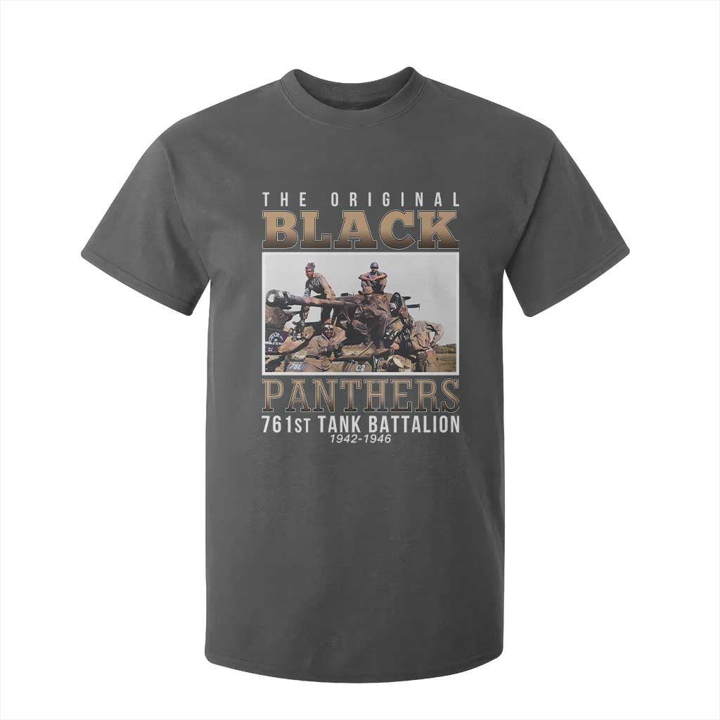 761st Tank Battalion Tribute T Shirt For Kid Black Panthers WW2 Heroes