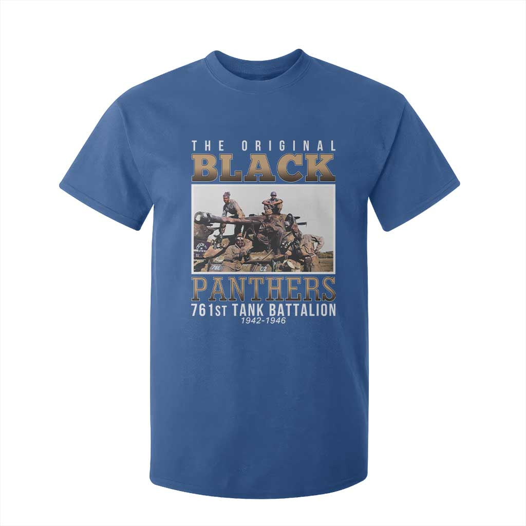 761st Tank Battalion Tribute T Shirt For Kid Black Panthers WW2 Heroes