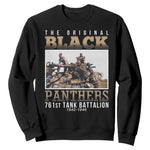 761st Tank Battalion Tribute Sweatshirt Black Panthers WW2 Heroes