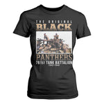 761st Tank Battalion Tribute T Shirt For Women Black Panthers WW2 Heroes