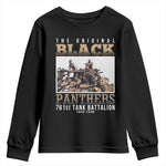 761st Tank Battalion Tribute Youth Sweatshirt Black Panthers WW2 Heroes
