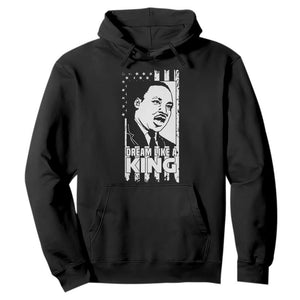 Martin Luther King Jr. Hoodie Dream Like A King MLK Black History American Flag