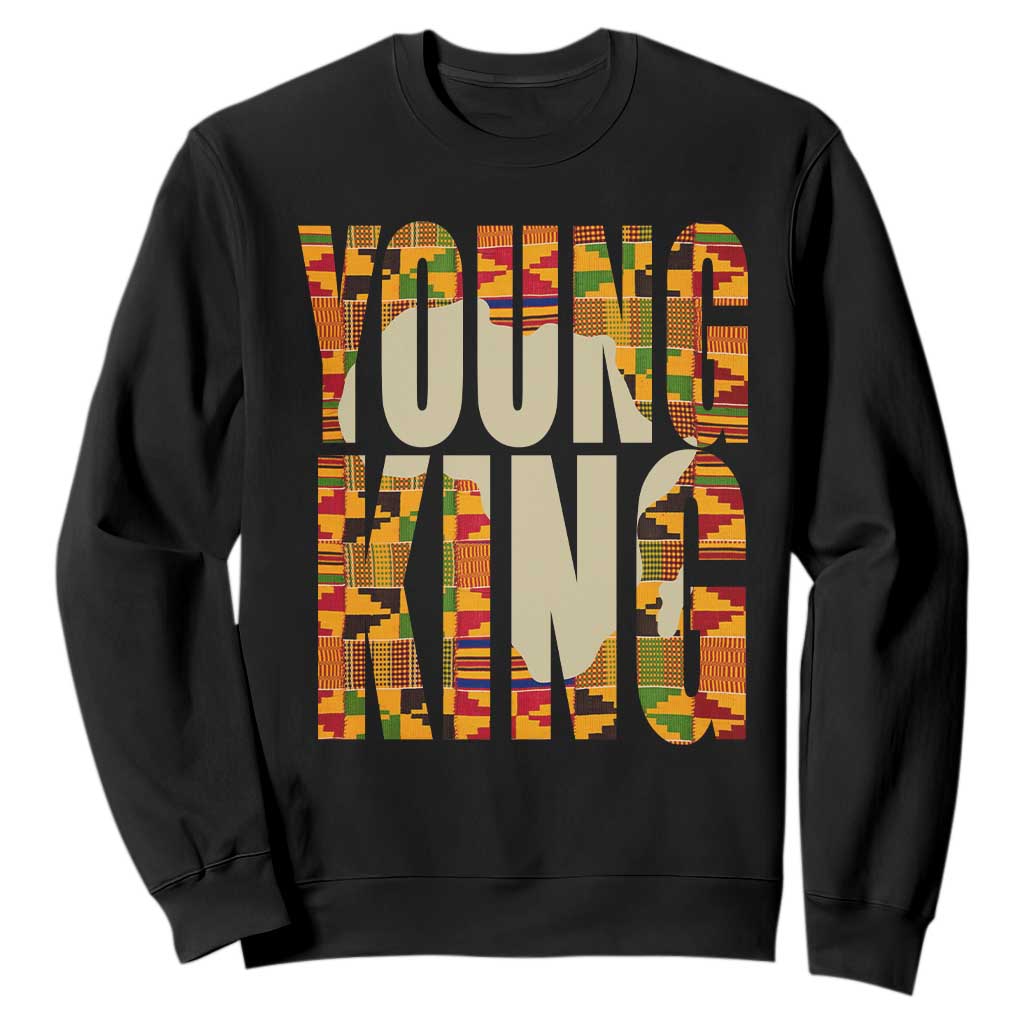 African Kente Young King Sweatshirt