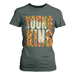 African Kente Young King T Shirt For Women