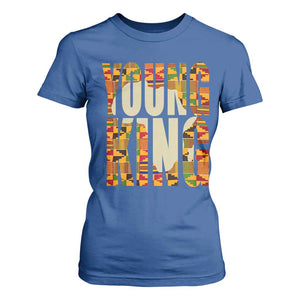 African Kente Young King T Shirt For Women