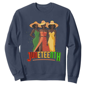 Juneteenth 1865 Sweatshirt Beautiful Black Women Melanin