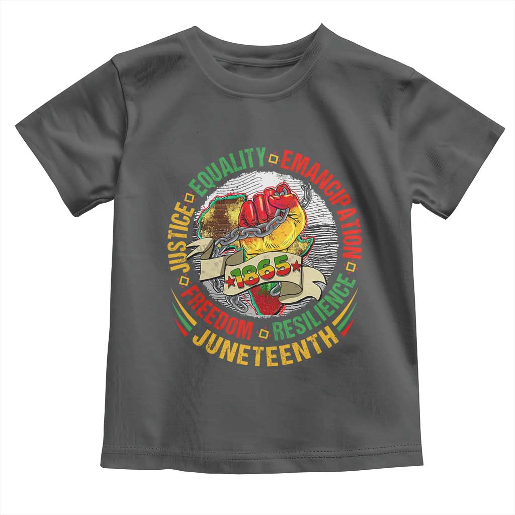 Juneteenth 1865 Baby Shirt Freedom Justice Equality Emancipation Resilience Independence Day