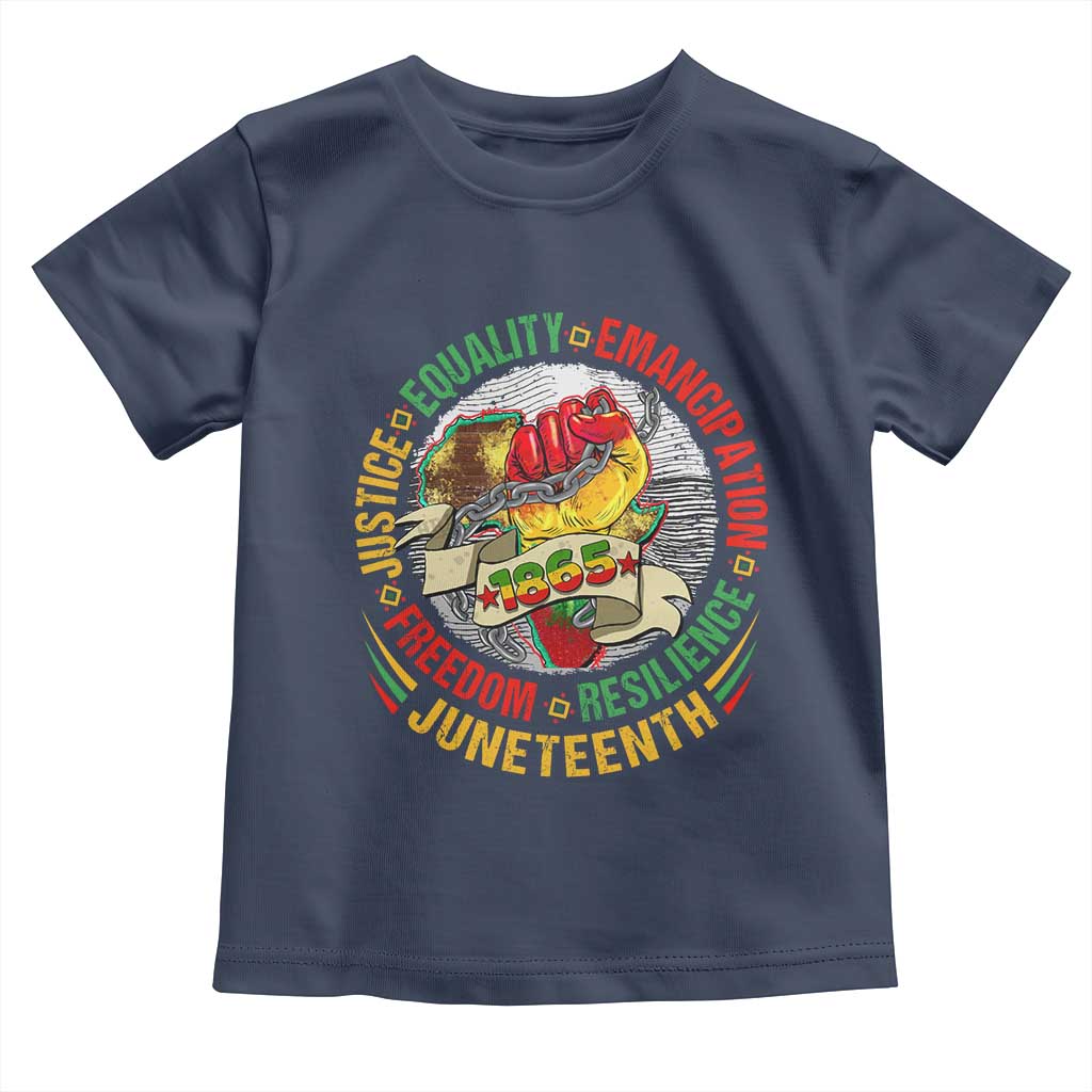 Juneteenth 1865 Baby Shirt Freedom Justice Equality Emancipation Resilience Independence Day