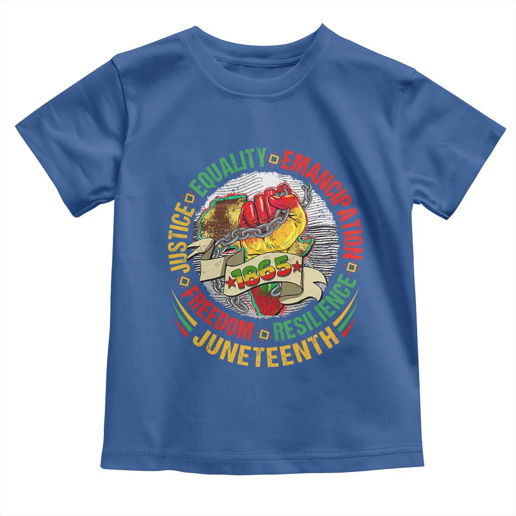 Juneteenth 1865 Baby Shirt Freedom Justice Equality Emancipation Resilience Independence Day