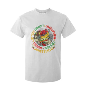 Juneteenth 1865 T Shirt For Kid Freedom Justice Equality Emancipation Resilience Independence Day