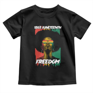 Juneteenth 1865 Freedom Baby Shirt Afro Melanin Woman African American Dripping