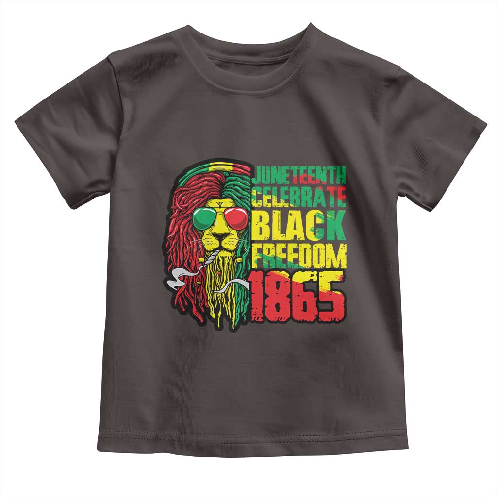 Juneteenth Baby Shirt Celebrate Black Freedom 1865 Dope Dreadlocks Lion Locs Rasta Hair