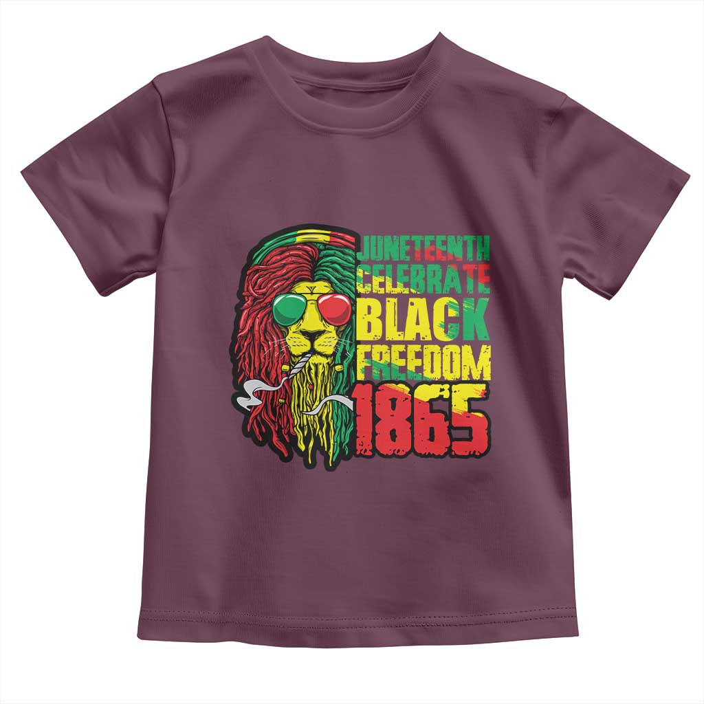 Juneteenth Baby Shirt Celebrate Black Freedom 1865 Dope Dreadlocks Lion Locs Rasta Hair
