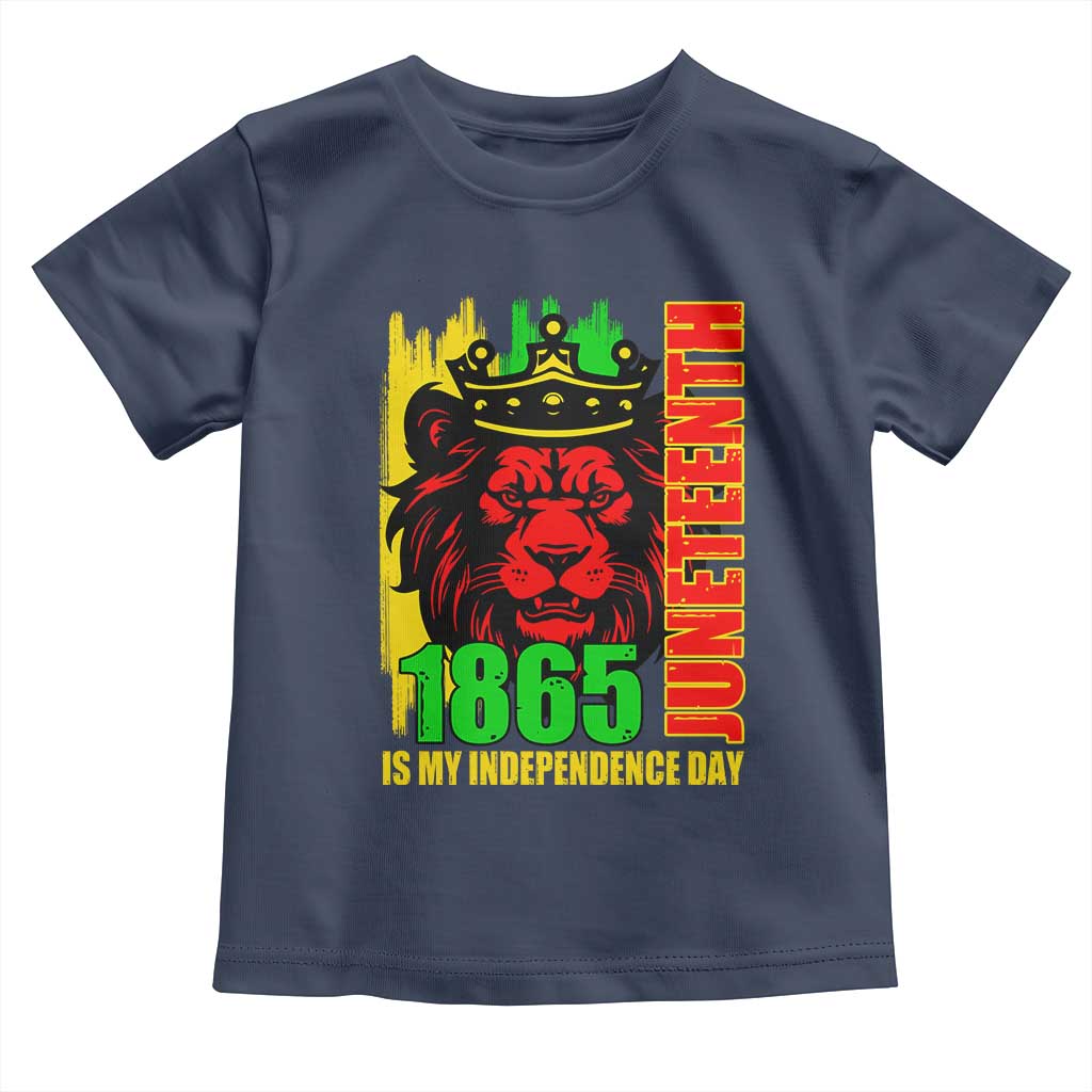 Juneteenth 1865 Is My Independence Day Baby Shirt Freedom Lion King