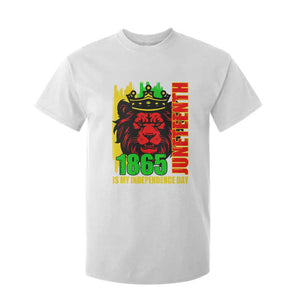 Juneteenth 1865 Is My Independence Day T Shirt For Kid Freedom Lion King