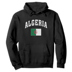 Classic Algeria Varsity Athletic Style Hoodie Proud Patriotic Algerian Flag