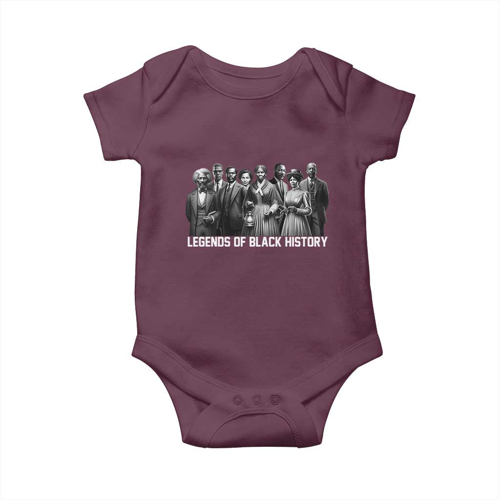 Inspirational Civil Right Leaders Baby Onesie Legends of Black History