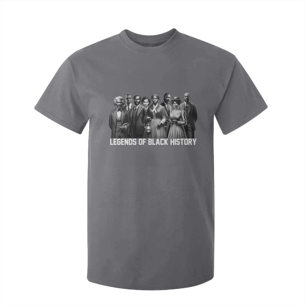 Inspirational Civil Right Leaders T Shirt For Kid Legends of Black History