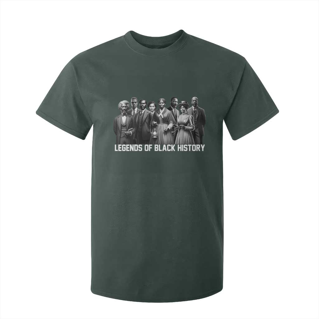 Inspirational Civil Right Leaders T Shirt For Kid Legends of Black History