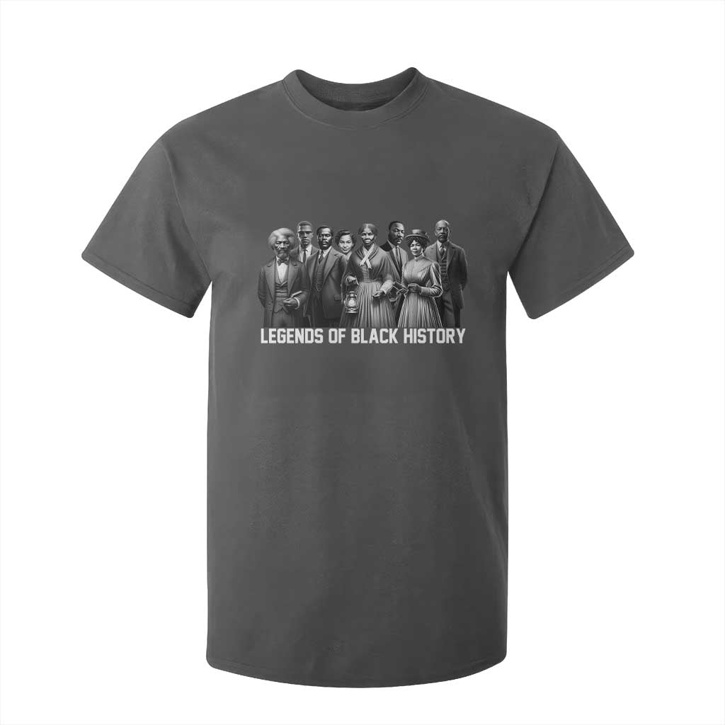 Inspirational Civil Right Leaders T Shirt For Kid Legends of Black History