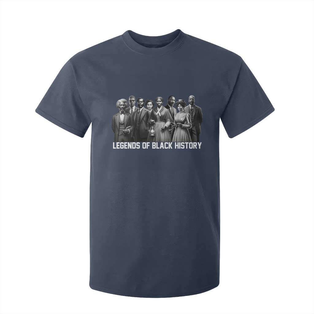 Inspirational Civil Right Leaders T Shirt For Kid Legends of Black History