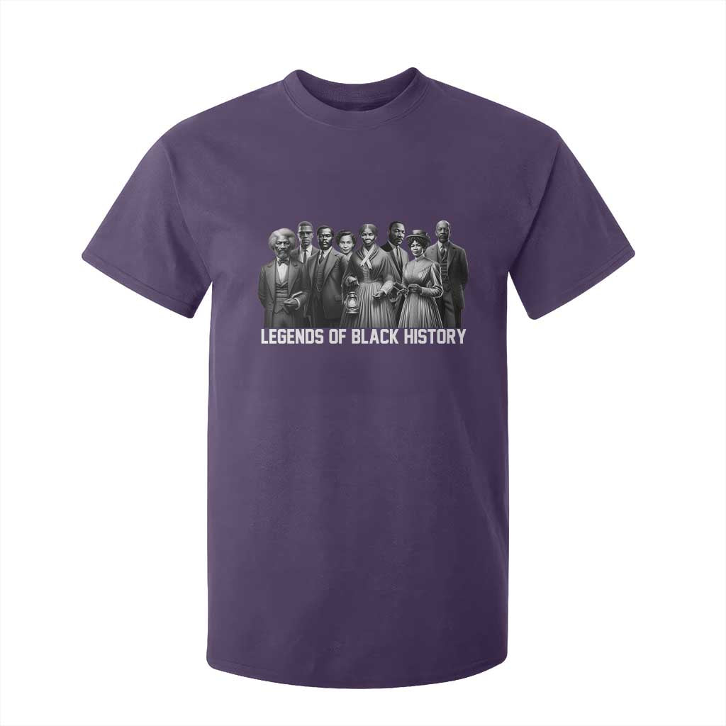 Inspirational Civil Right Leaders T Shirt For Kid Legends of Black History