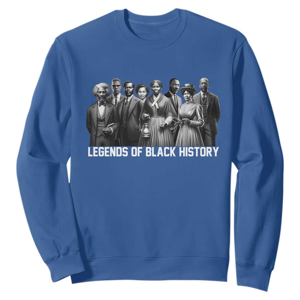 Inspirational Civil Right Leaders Sweatshirt Legends of Black History