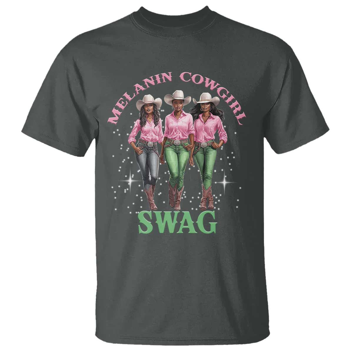 African Melanin Cowgirl Swag T Shirt Cowgirls Black History