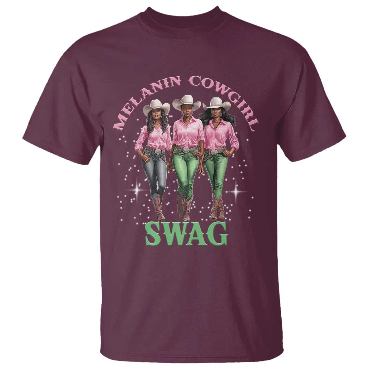 African Melanin Cowgirl Swag T Shirt Cowgirls Black History