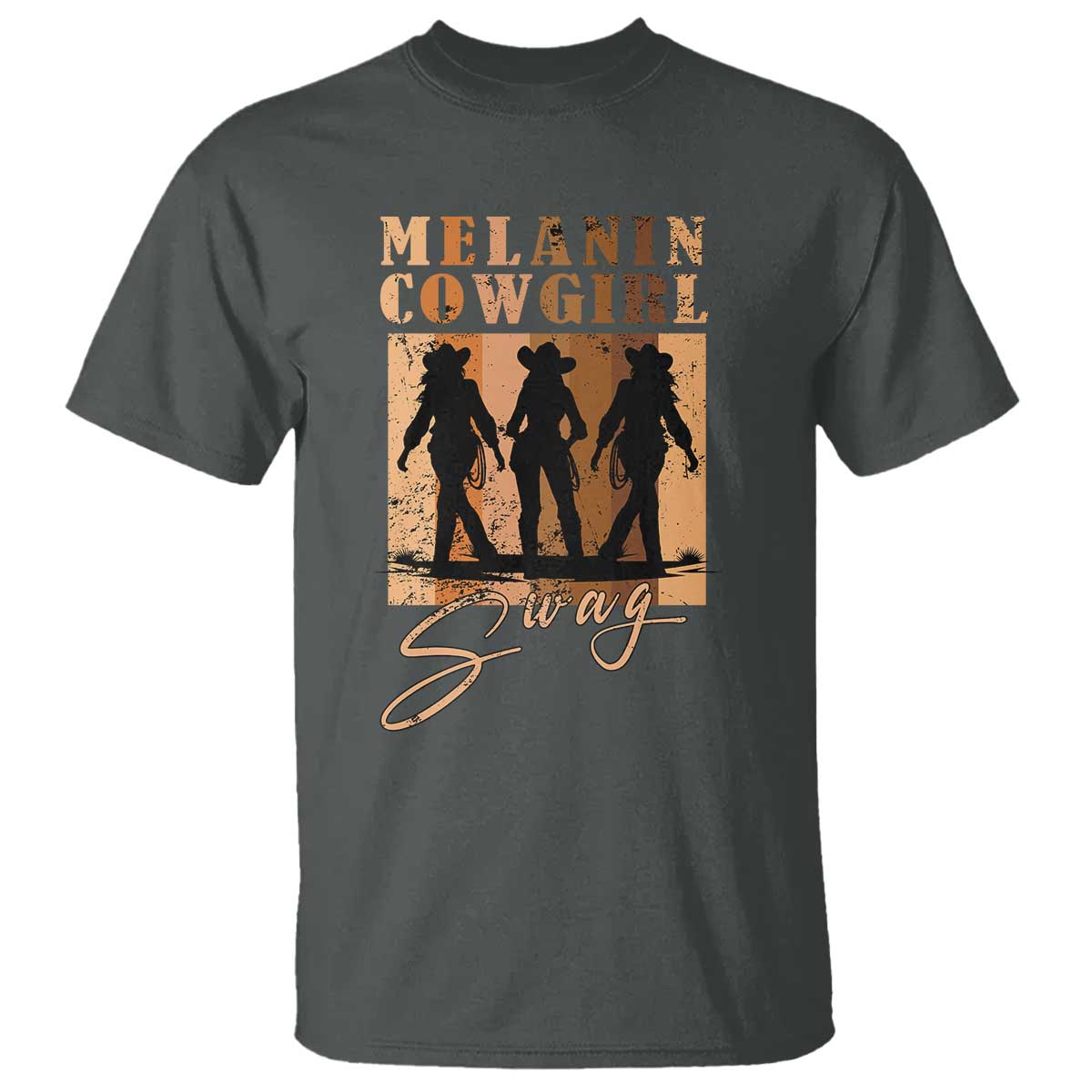 African Melanin Cowgirl Swag T Shirt Cowgirls Black History Pride Retro