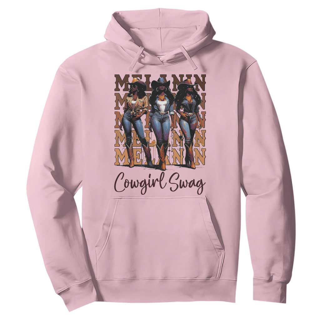 African Melanin Cowgirl Swag Hoodie Cowgirls Black History Pride