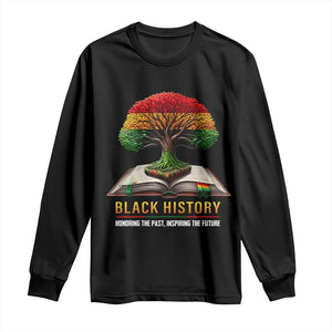 Black History Teacher Long Sleeve Shirt Proud Black Culture Tree of Life