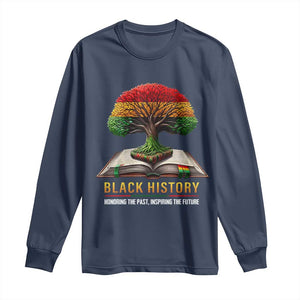 Black History Teacher Long Sleeve Shirt Proud Black Culture Tree of Life