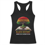 Black History Teacher Racerback Tank Top Proud Black Culture Tree of Life