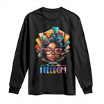 Black History Education Is Freedom Long Sleeve Shirt Black Teacher Books