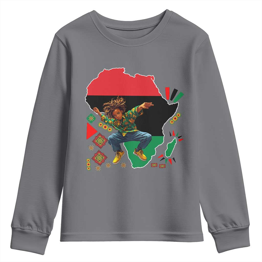 Black Son Future Leader Youth Sweatshirt African American Pride Black History Month